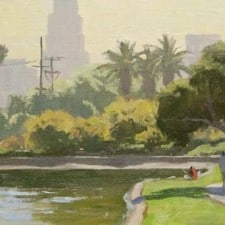 American Legacy Fine Arts presents "Echo Park" a painting by Frank Serrano.