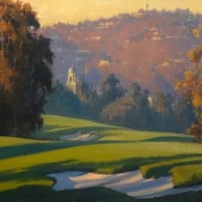 American Legacy Fine Arts presents "Rolling Shadows" a painting by Michael Obermeyer.
