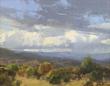 American Legacy Fine Arts presents "Scattered Showers" a painting by Bill Anton.