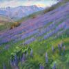 American Legacy Fine Arts presents "Purple Wonder" a painting by Alexey Steele.