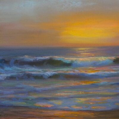 American Legacy Fine Arts presents "Pacific Gold" a painting by Peter Adams.