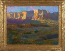 American Legacy Fine Arts presents "Desert Radiance; Vermillion Cliffs" a painting by Peter Adams.