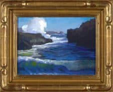 American Legacy Fine Arts presents "Pirate's Cove, Pt. Lobos, Carmel" a painting by Peter Adams.