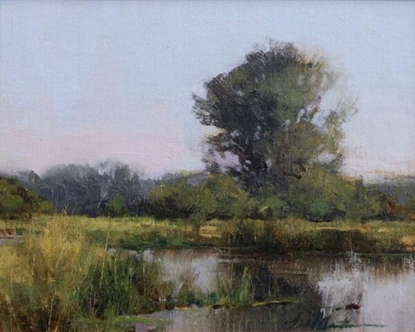 American Legacy Fine Arts presents "Montana Wetlands" a painting by Bill Anton.