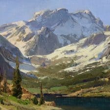 American Legacy Fine Arts presents "Sierra Acsent" a painting by Bill Anton.