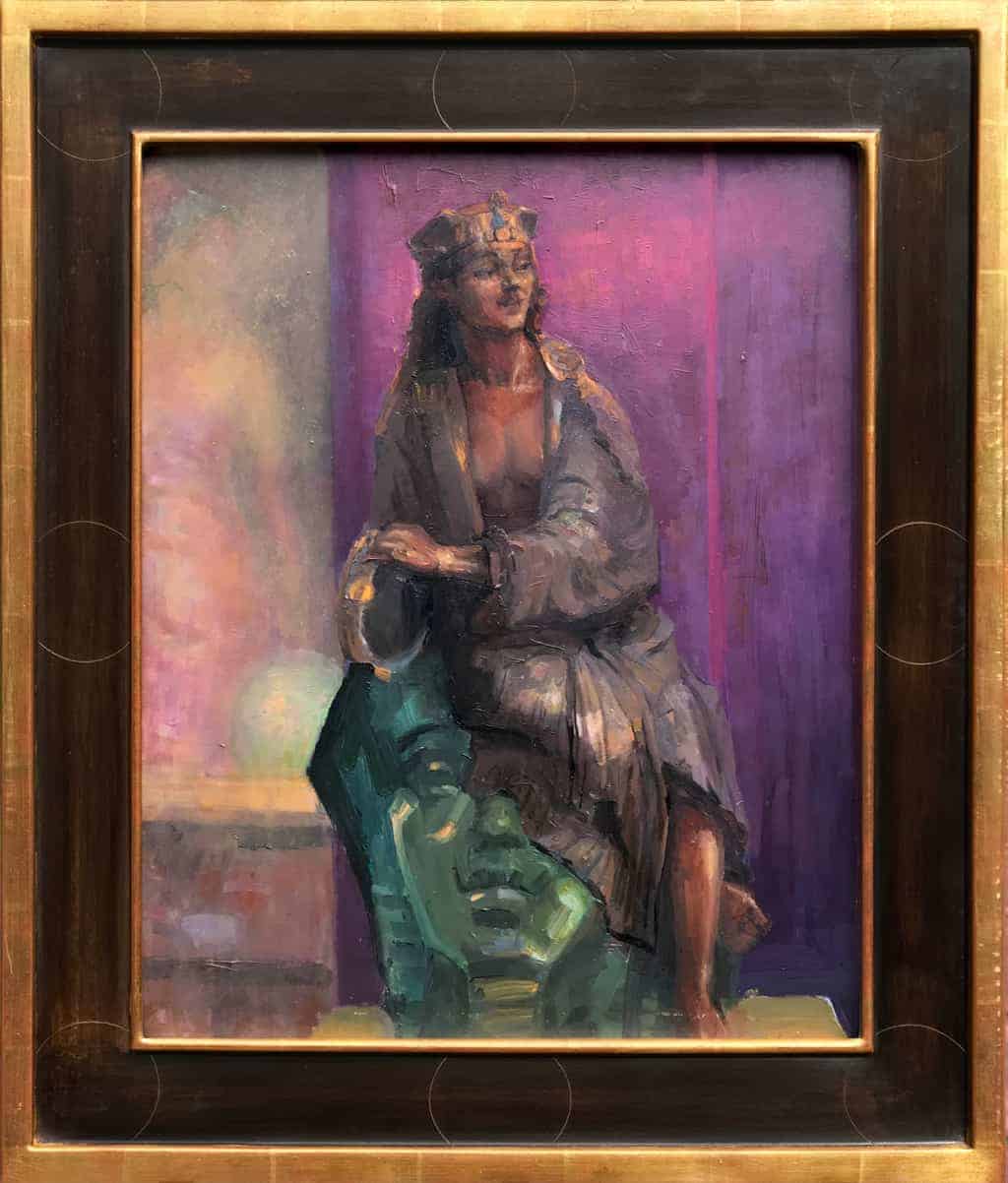 American Legacy Fine Arts presents "Cleopatra" A painting by Peter Adams.