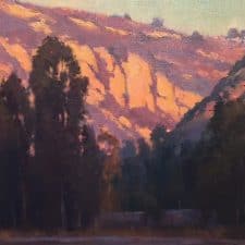 American Legacy Fine Arts presents "Canyon Glow" a painting by Michael Obermeyer.