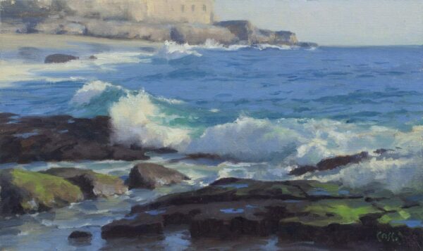 American Legacy Fine Arts presents "Breaking Water; Laguna" a painting by John Cosby.