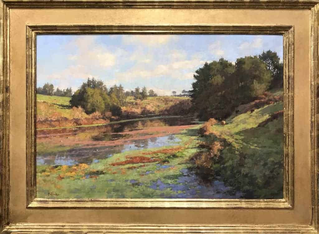American Legacy Fine Arts presents "Lake Loleta Morning" a painting by Jim McVicker.