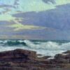 American Legacy Fine Arts presents "Weather Front, Point Fermin" a painting by Stephen Mirich.