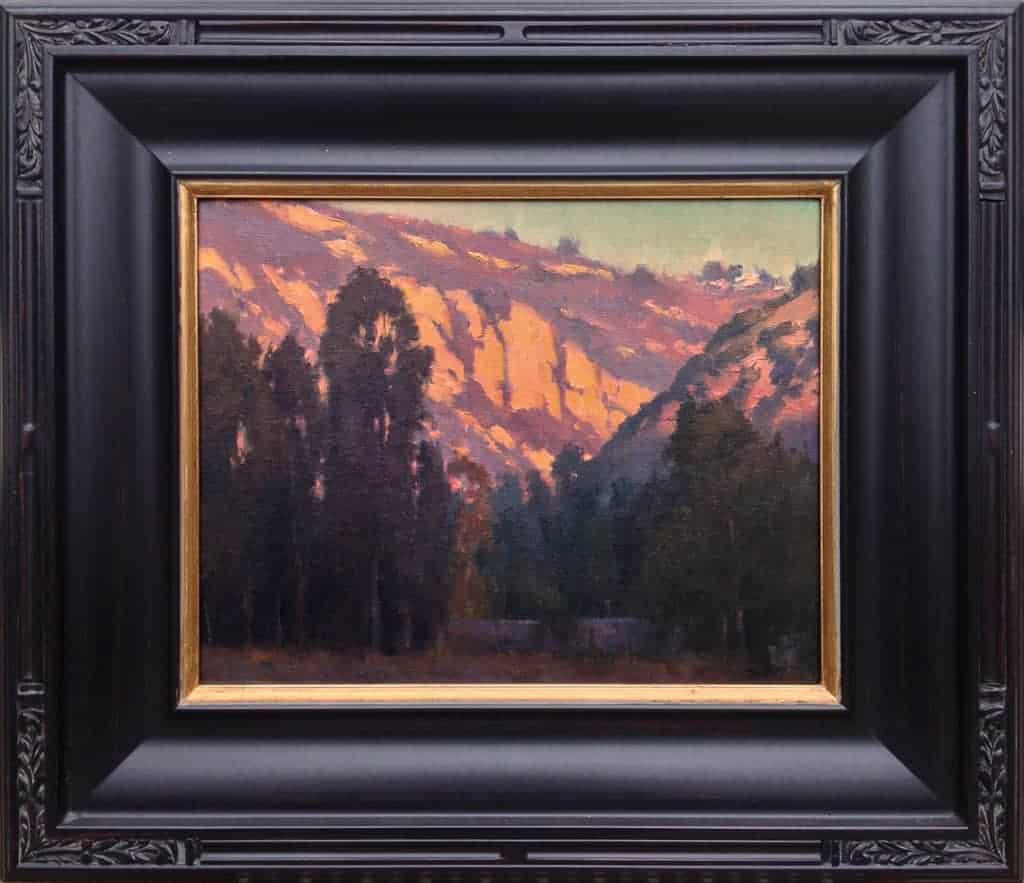American Legacy Fine Arts presents "Canyon Glow" a painting by Michael Obermeyer.