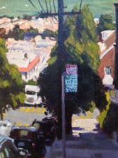 American Legacy Fine Arts presents "Buchanan Street View" a painting by Scott W. Prior.