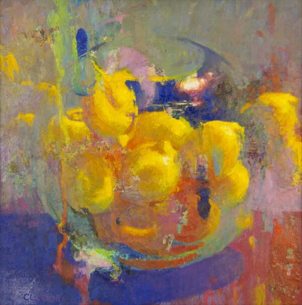 American Legacy Fine Arts presents "Lemon Hearth" a painting by Christopher Cook.