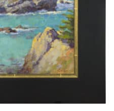 American Legacy Fine Arts presents "Big Sur Cove" a painting by Jim McVicker.