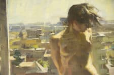 American Legacy Fine Arts presents "City Breeze" a painting by Quang Ho.