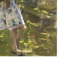 American Legacy Fine Arts presents "Kat in the Garden" a painting by Quang Ho.