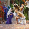 American Legacy Fine Arts presents "Study for the 6th Station; Veronica" a painting by Peter Adams.
