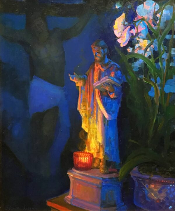 American Legacy Fine Arts presents " St. Paul, the Light of Ephesus" a painting by peter Adams.
