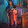 American Legacy Fine Arts presents "St.Theresa in the Serra Chapel" a painting by Peter Adams.