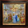 American Legacy Fine Arts presents "Study for the 12th Station; The Crucifixion Scene" a painting by Peter Adams.