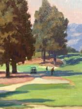 American Legacy Fine Arts presents "A Bridge to Par" a painting by John Cosby