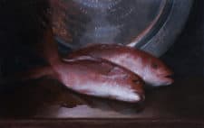 American Legacy Fine Arts presents "Red Snapper" a painting by Adrian Gottlieb.