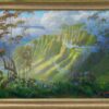 American Legacy Fine Arts presents "Parting Mist ; Kalalau Lookout, Kauai" a painting by Peter Adams.