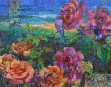 American Legacy Fine Arts presents "At Home in the Garden" a paitning by Christopher L. Cook.