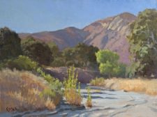 American Legacy Fine Arts presents "Colorful Arroyo" a painting by John Cosby.