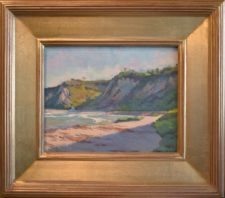 American Legacy Fine Arts presents "Winter on the Beach" a painting by Richard Humphrey.