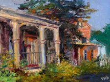 American Legacy Fine Arts presents "Pennsylvania Storefronts" a painting by George Gallo.