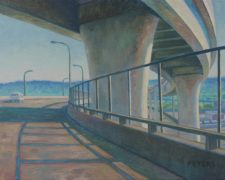 American Legacy Fine Arts presents "Overpass" a painting by Tony Peters.