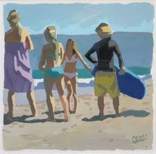 American Legacy Fine Arts presents "Beach Life" a painting by Peggi Kroll.