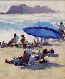 American Legacy Fine Arts presents "Beach Colors" a painting by John Cosby.