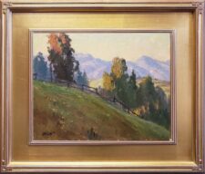 Michael Obermeyer artist Oil painting Hillside Vista