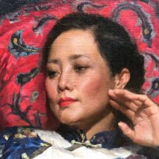 American Legacy Fine Arts presents "Moment of Peace" a painting by Mian Situ.