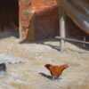American Legacy Fine Arts presents "Chicken Run" a painting by Albin Veselka.