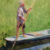 American Legacy Fine Arts presents “Lotus Gatherers” a painting by Chuck Kovacic.
