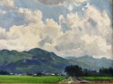 American Legacy Fine Arts presents "Summer Clouds" a painting by W. Jason Situ.