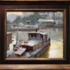 American Legacy Fine Arts presents "Liveaboards" a painting by John Cosby.