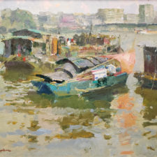 American Legacy Fine Arts presents "Kai Ping Jai" a painting by Kevin Macpherson.