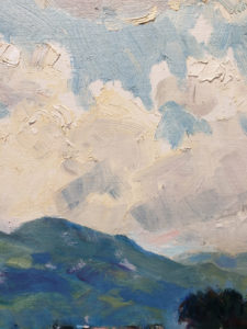American Legacy Fine Arts presents “Summer Clouds” a painting by W. Jason Situ.
