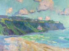 American Legacy Fine Arts presents "Malaga Cove" a painting by Daniel W. Pinkham.