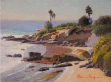 American Legacy Fine Arts presents "Laguna Beach" a painting by Calvin Liang.