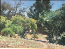 American Legacy Fine Arts presents "Down to Arroyo Park" a painting by W. Jason Situ.