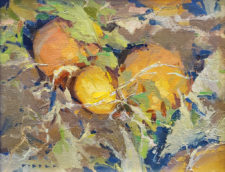 American Legacy Fine Arts presents "Fall Ornamentals" a painting by David Dibble.