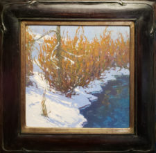 American Legacy Fine Arts presents "Fire & Ice" a painting by Jennifer Moses.
