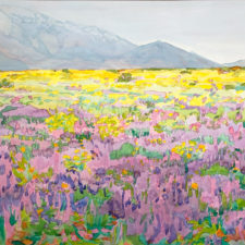 American Legacy Fine Arts presents "Lupine of the Storm" a painting by Robin Purcell.