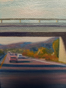 American Legacy Fine Arts presents "Freeway Palm" a painting by Tony Peters.