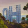 American Legacy Fine Arts presents "Hollywood Sign" a painting by Tony Peters.